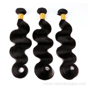 Best 10A cuticle 3 bundles human remy hair weave 8-28 inches brazilian virgin hair free sample hair bundles